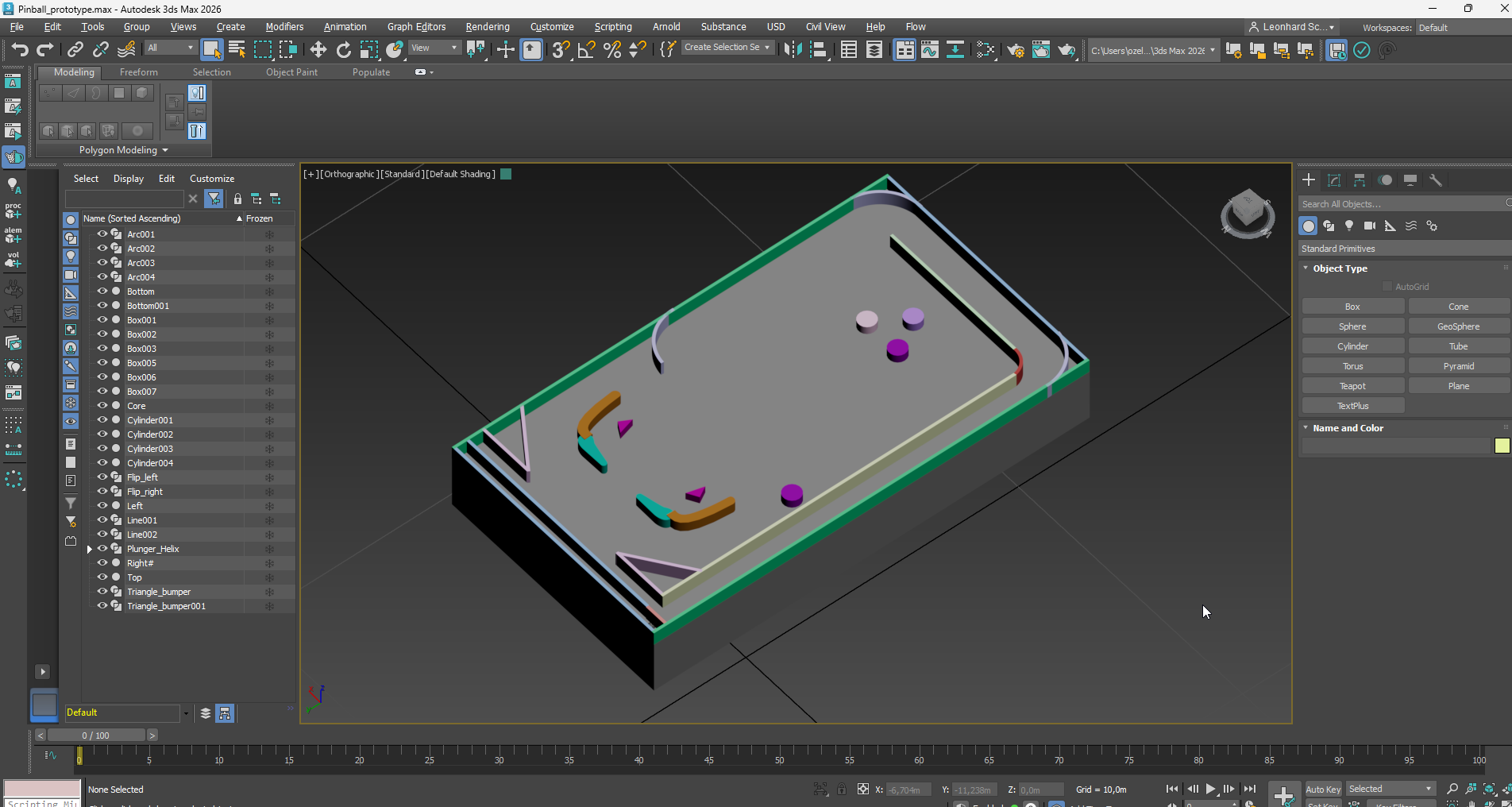 Layout design in 3DS Max